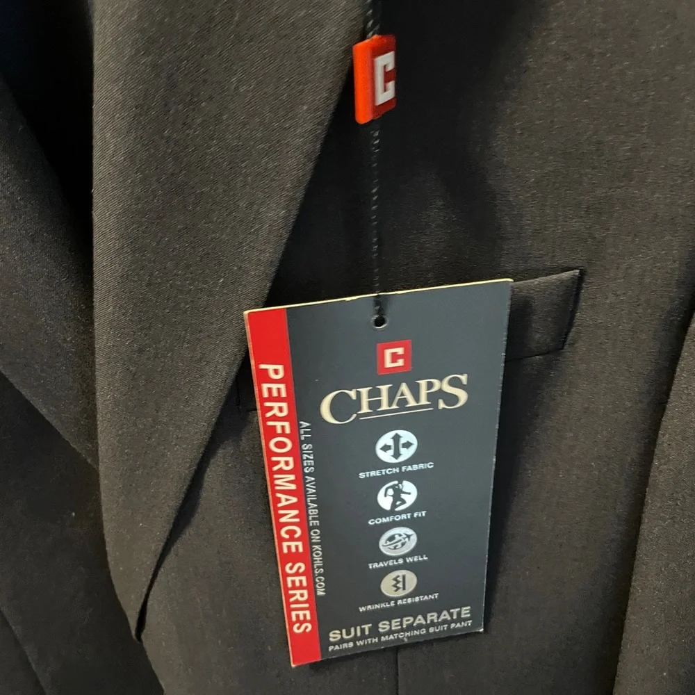 Chaps Men's Navy Blazer - Picture 3 of 5